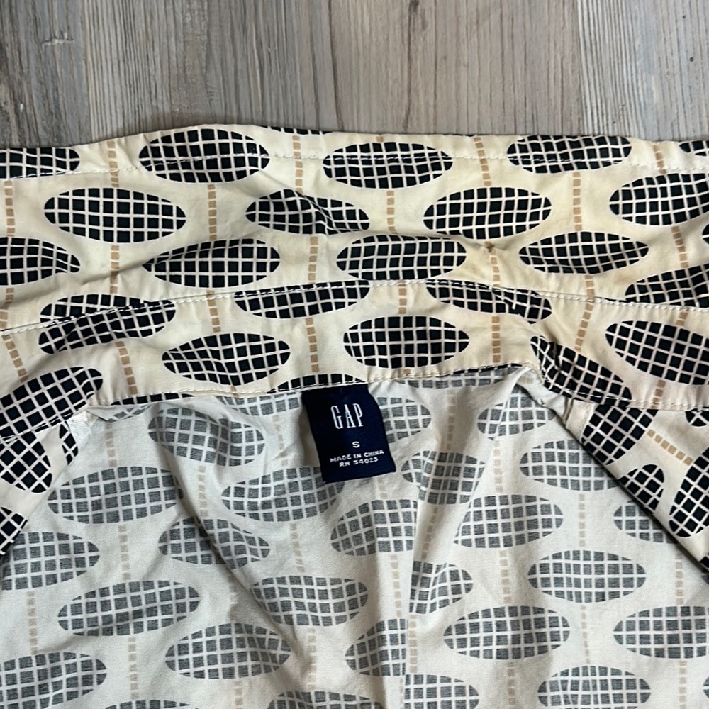 Guc Gap Chic Geometric Patterned Trench Coat, S - image 7